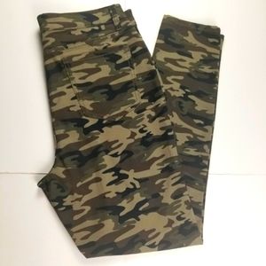 Camo High Rise Skinny Jeans